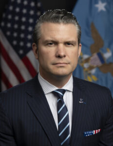 29th Secretary of Defense Pete Hegseth Official Portrait (DoD photo by Chad J. McNeeley)